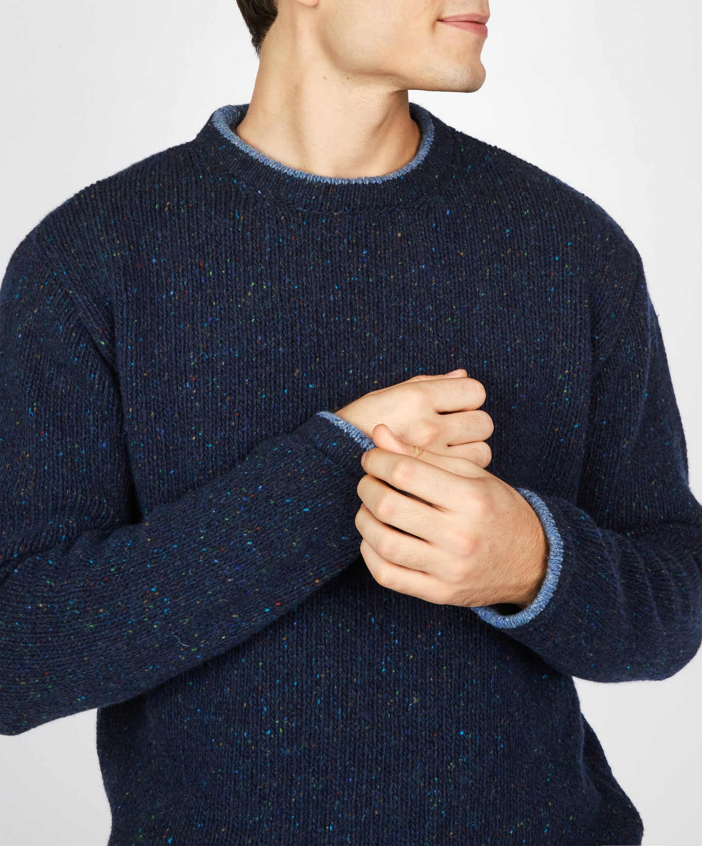 IrelandsEye Knitwear Roundstone Sweater Rich Navy