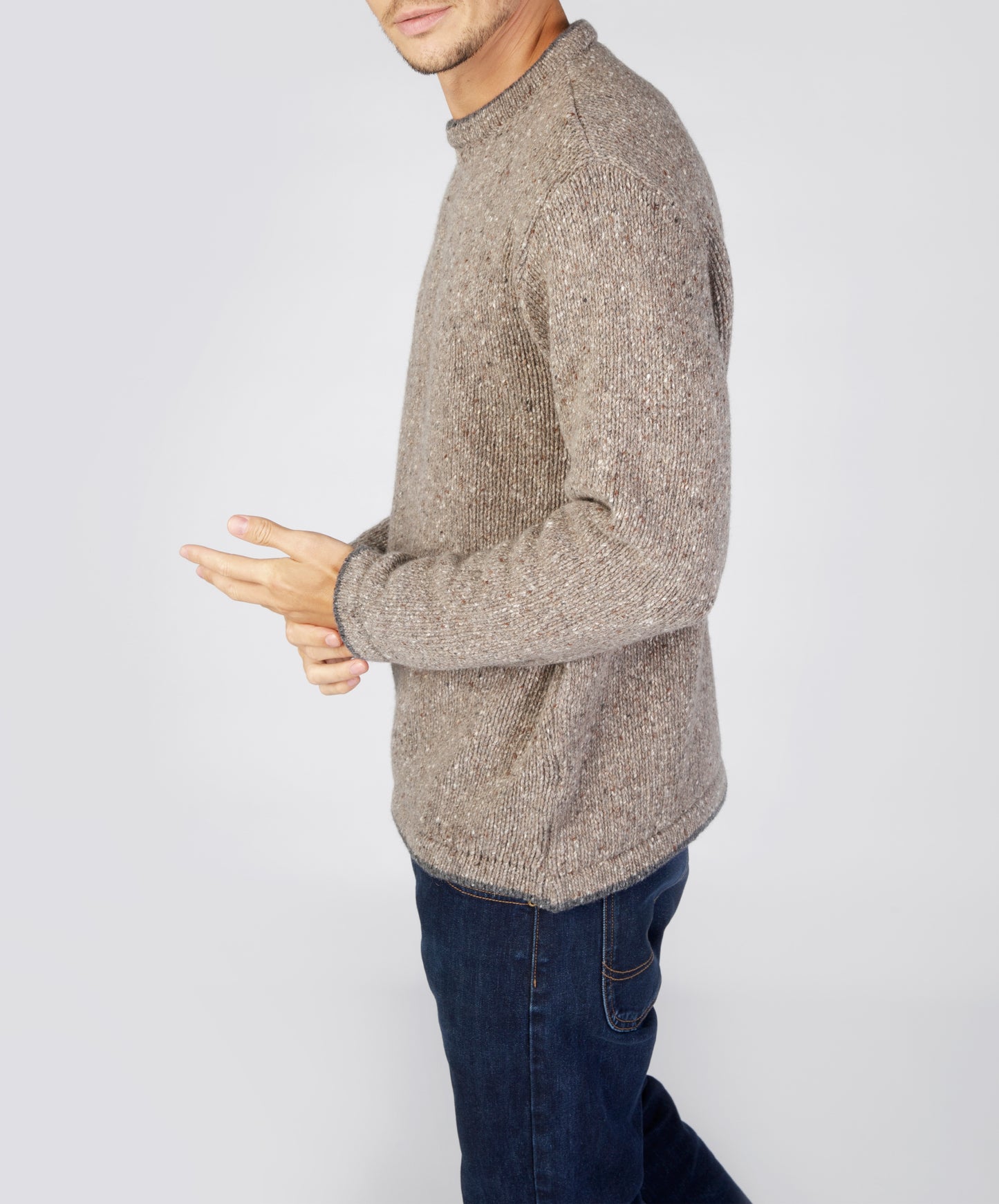IrelandsEye Knitwear Roundstone Sweater Rocky Ground