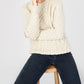 IrelandsEye Knitwear Blasket Honeycomb Stitch Womens Aran Sweater Natural