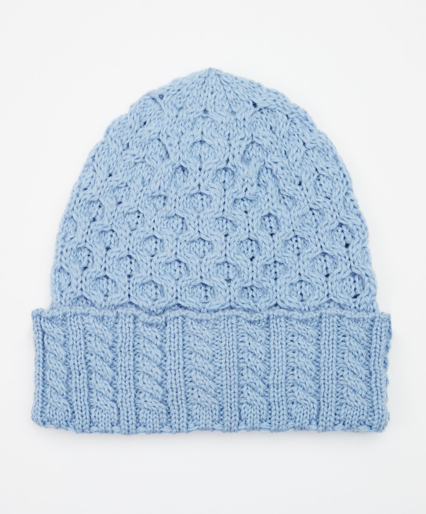 IrelandsEye Knitwear Aran Hat Morning Sky