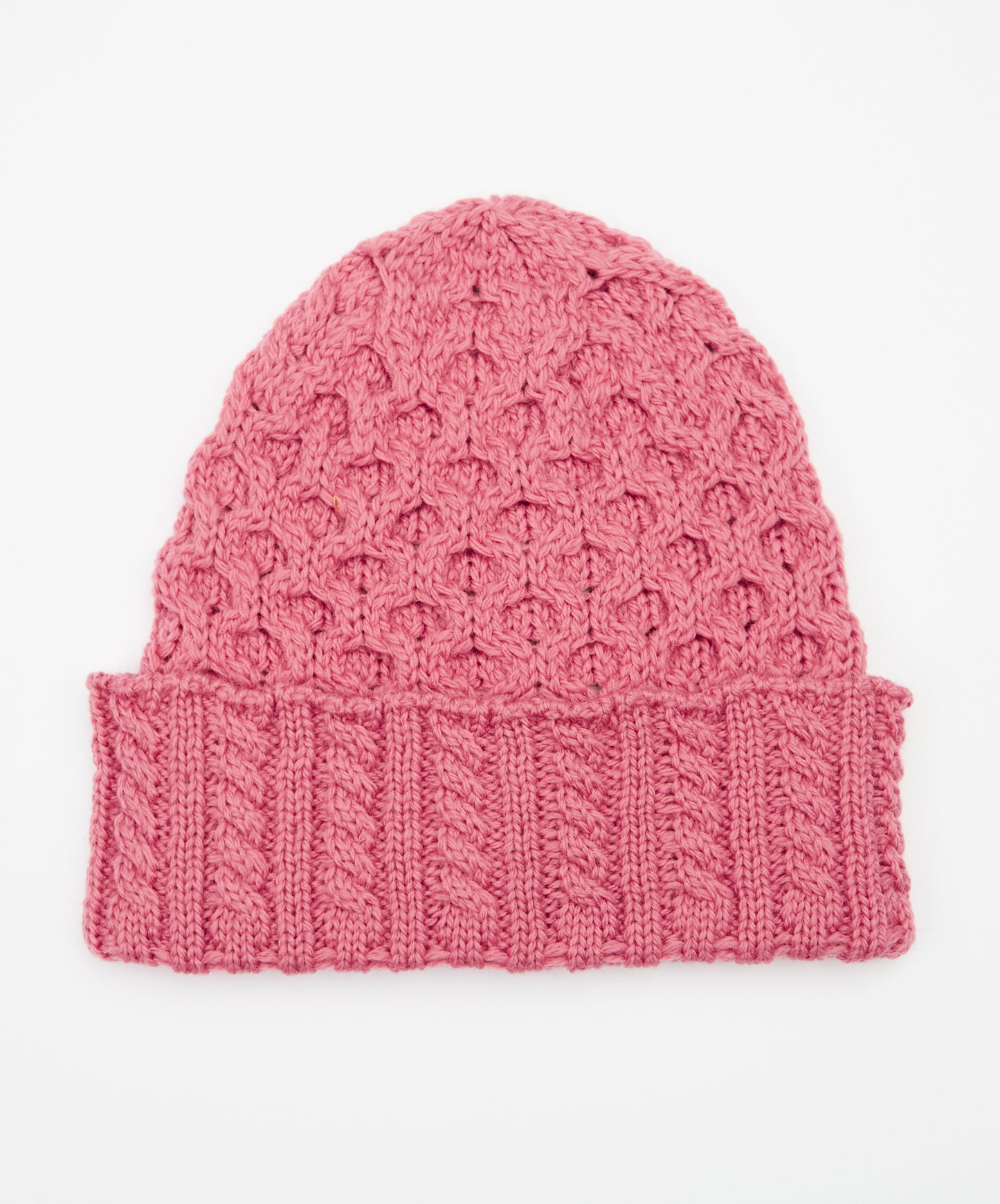 IrelandsEye Knitwear Aran Hat Rosa Pink