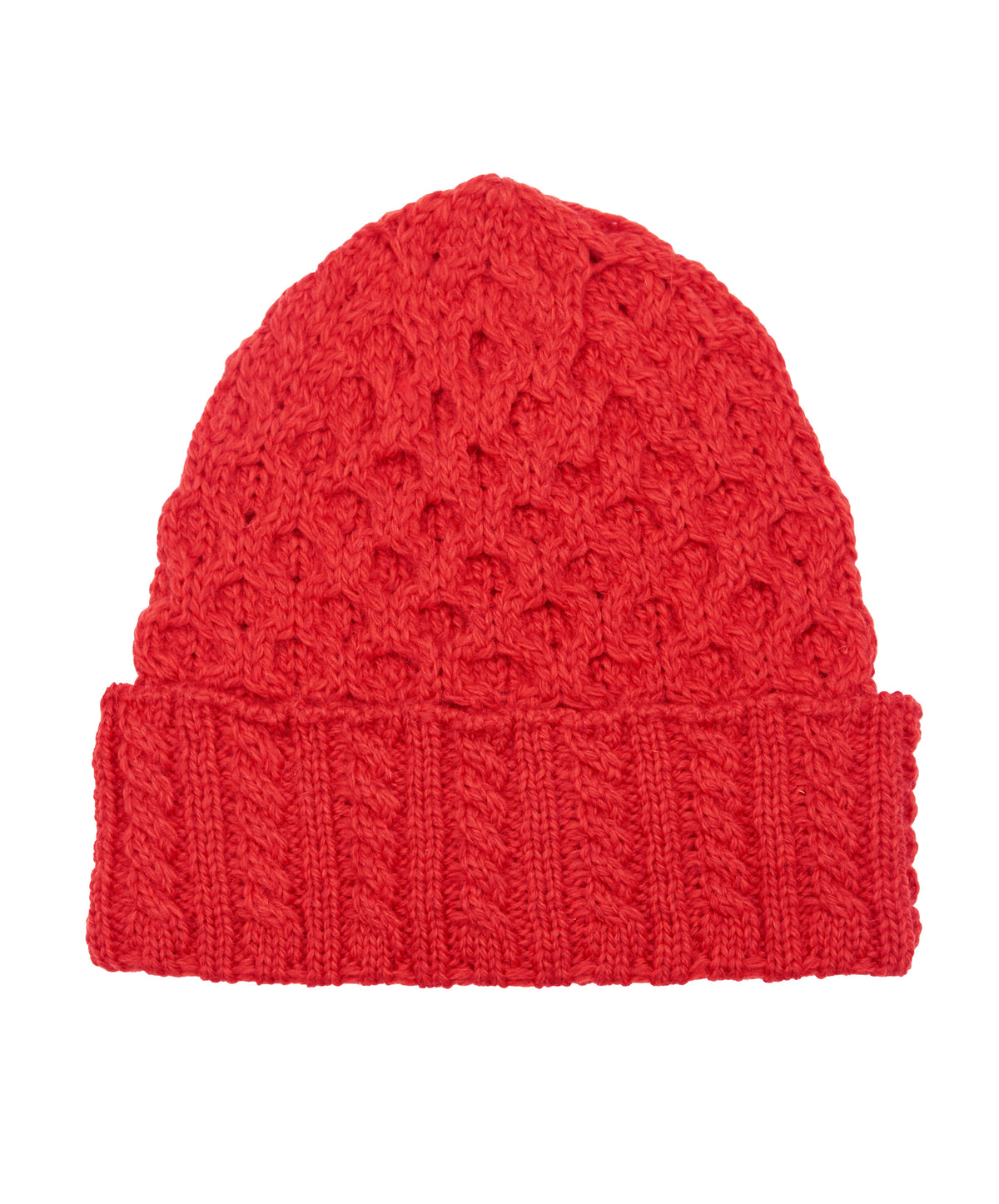 IrelandsEye Knitwear Aran Hat Scarlet