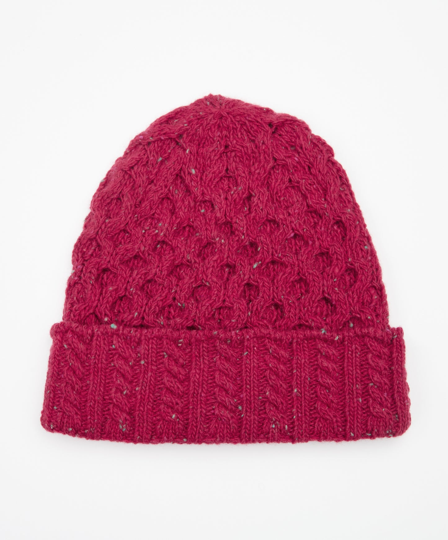 Luxe Aran Hat Bramble Berry