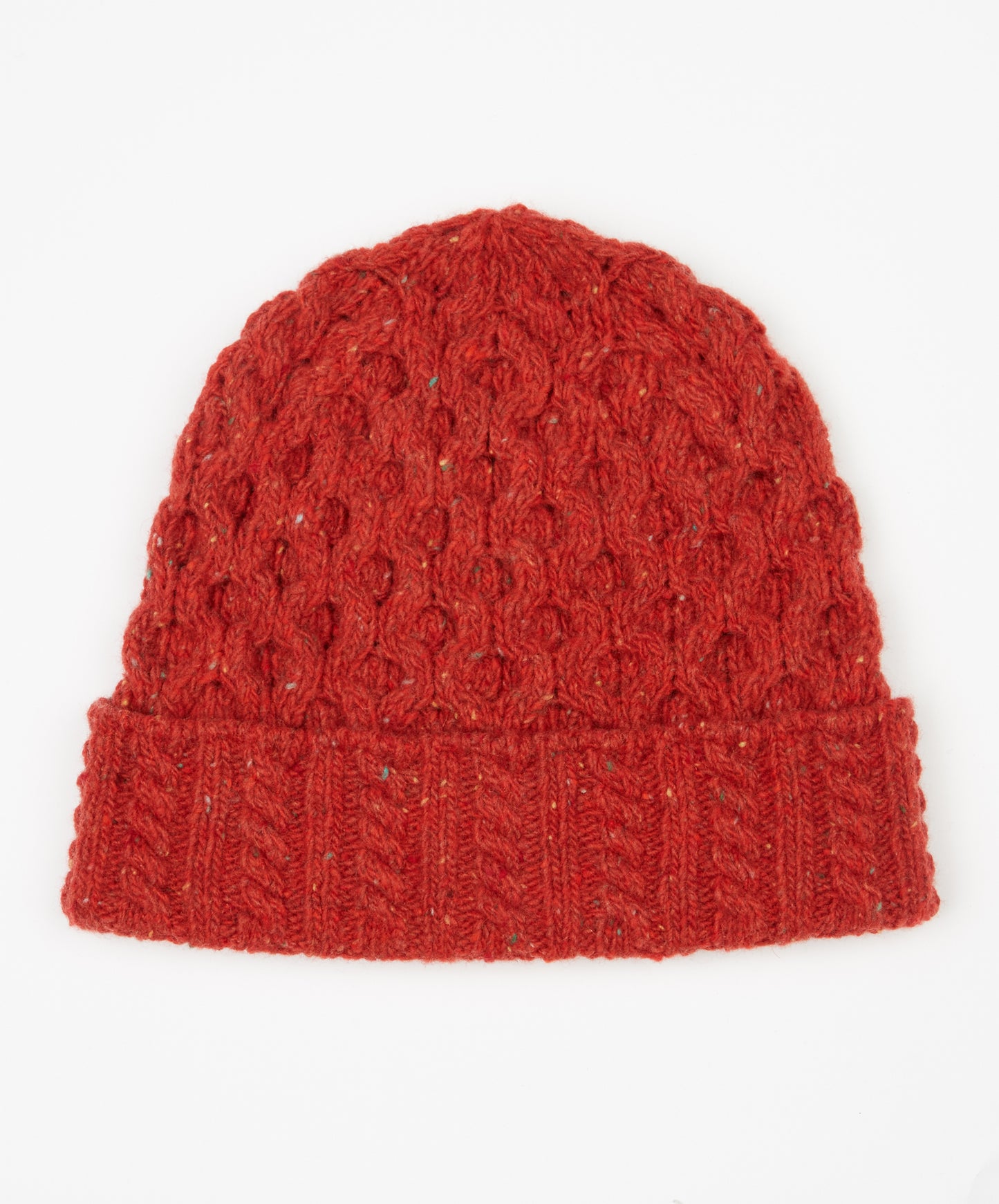 IrelandsEye Knitwear Luxe Aran Hat Chilli