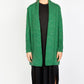 IrelandsEye Knitwear Kilcoole Textured Coatigan Green Marl Merino