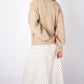 IrelandsEye Knitwear Women's Knitted 'Thistle' Cable Knit Sleeves Cardigan Seashell