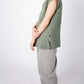 IrelandsEye Knitwear Women's Knitted 'Fennel' Oversized Aran Sweater Vest Apple