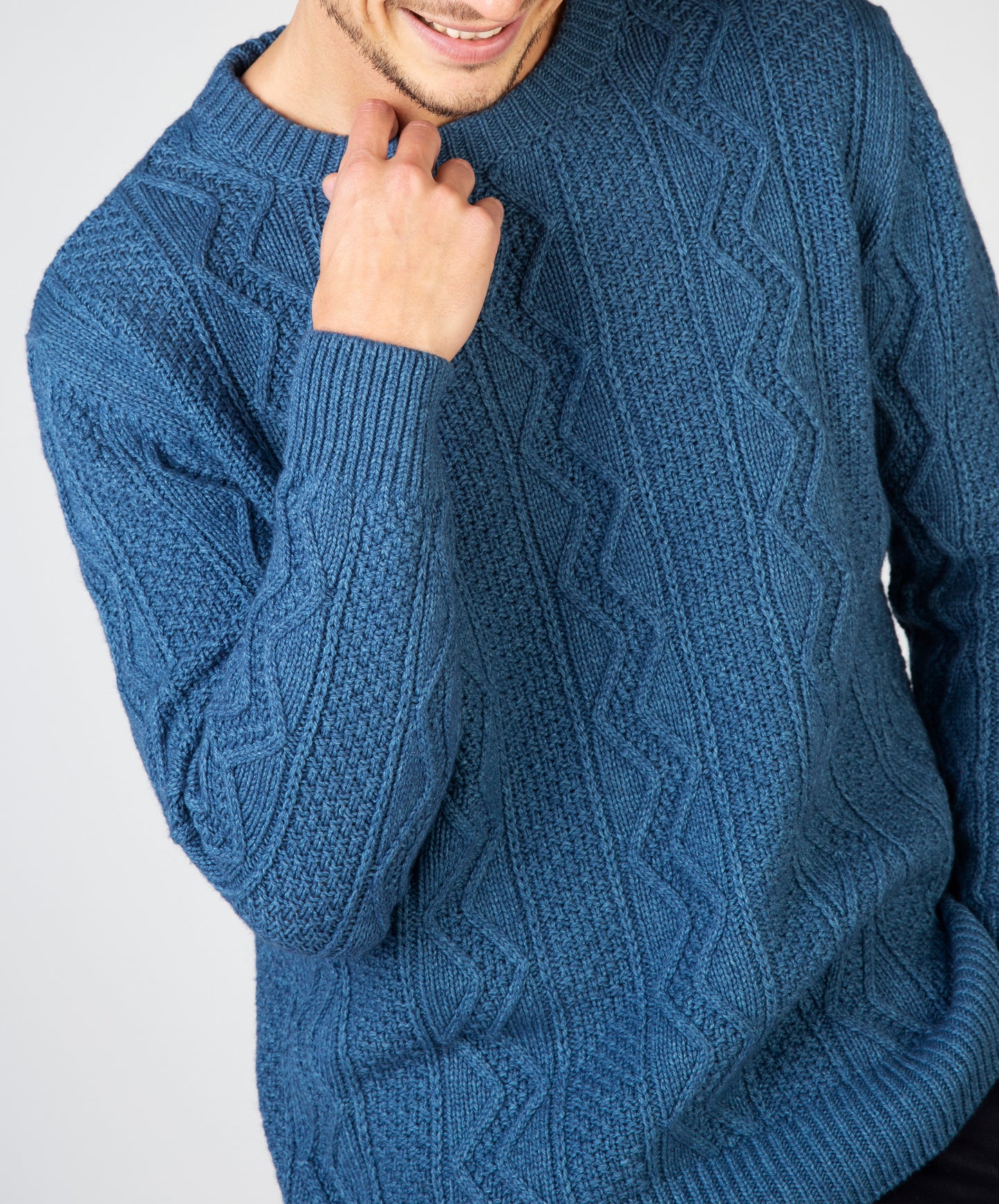 Cosan Crew Neck Sweater Harbour Blue