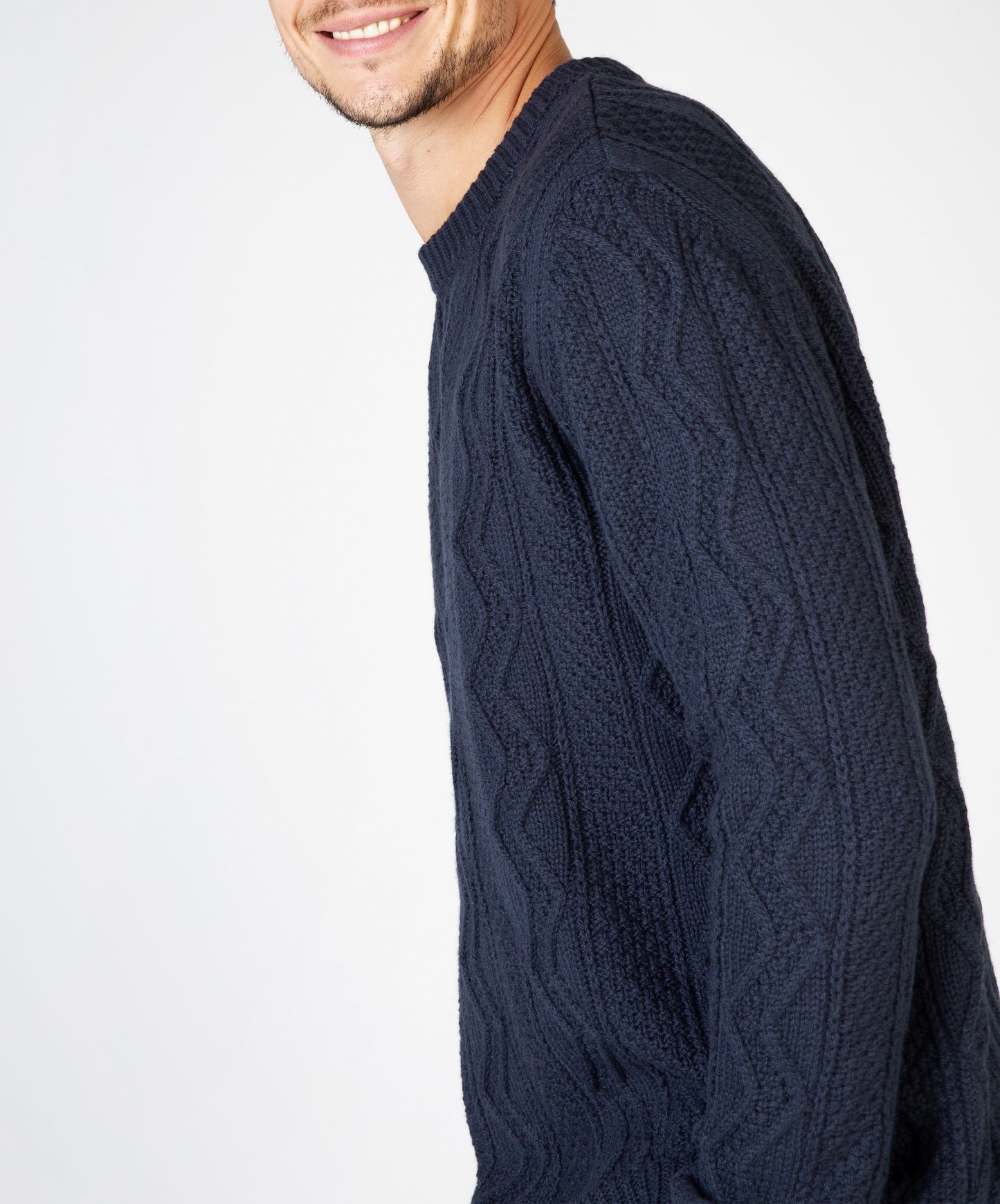 Cosan Crew Neck Sweater Navy Sail