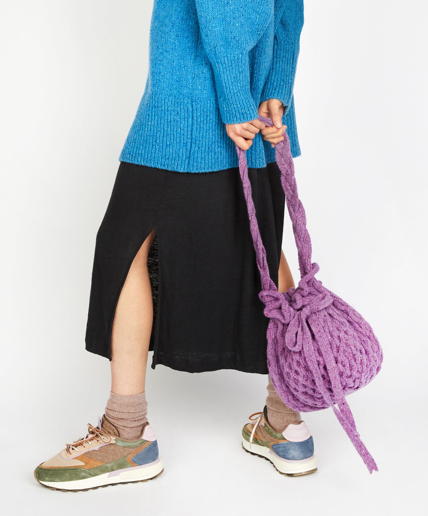 IrelandsEye Knitwear Melinda Bag Orchid