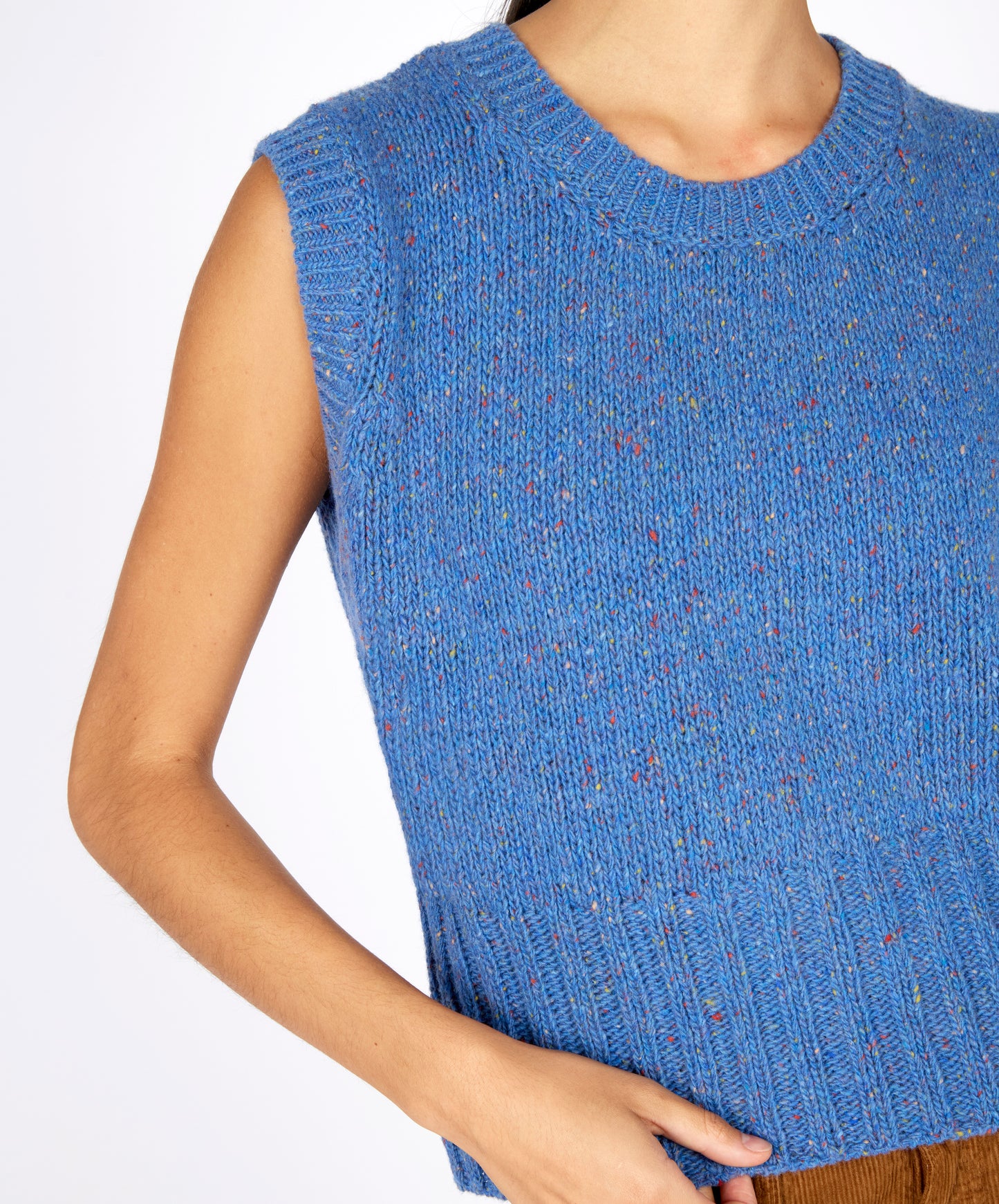 IrelandsEye Knitwear Luna Vest Marina