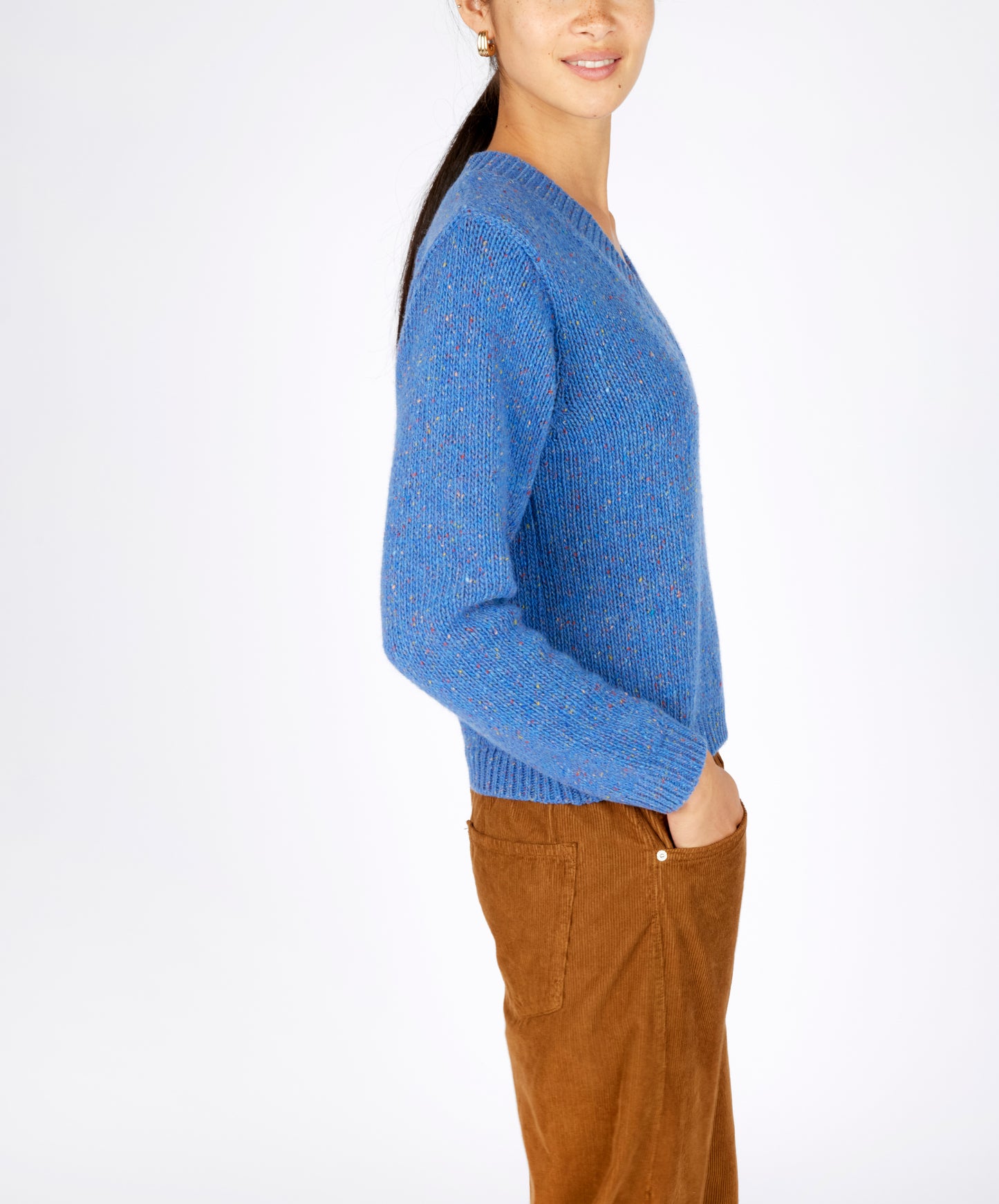 IrelandsEye Knitwear Kayla V-Neck Marina