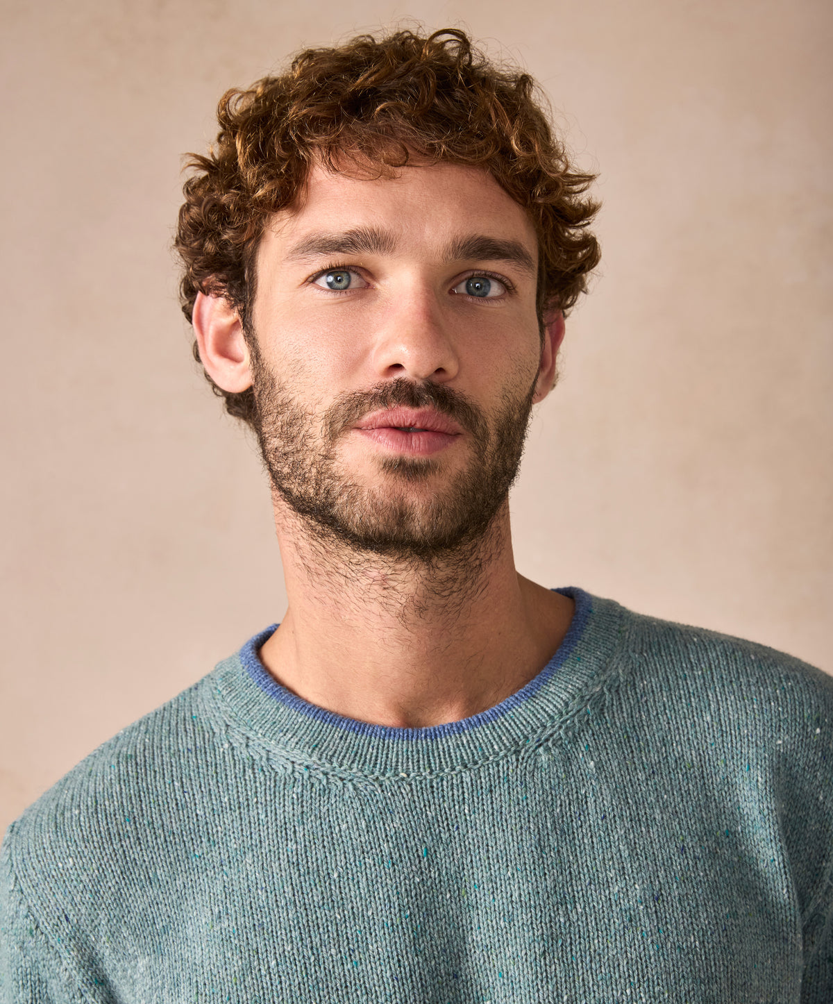 The Newstone Cashmere Crew Neck Jumper Ocean Mist