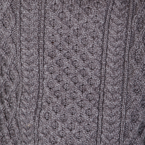 IrelandsEye Knitwear Swatch-Merino Wool- Steel Marl