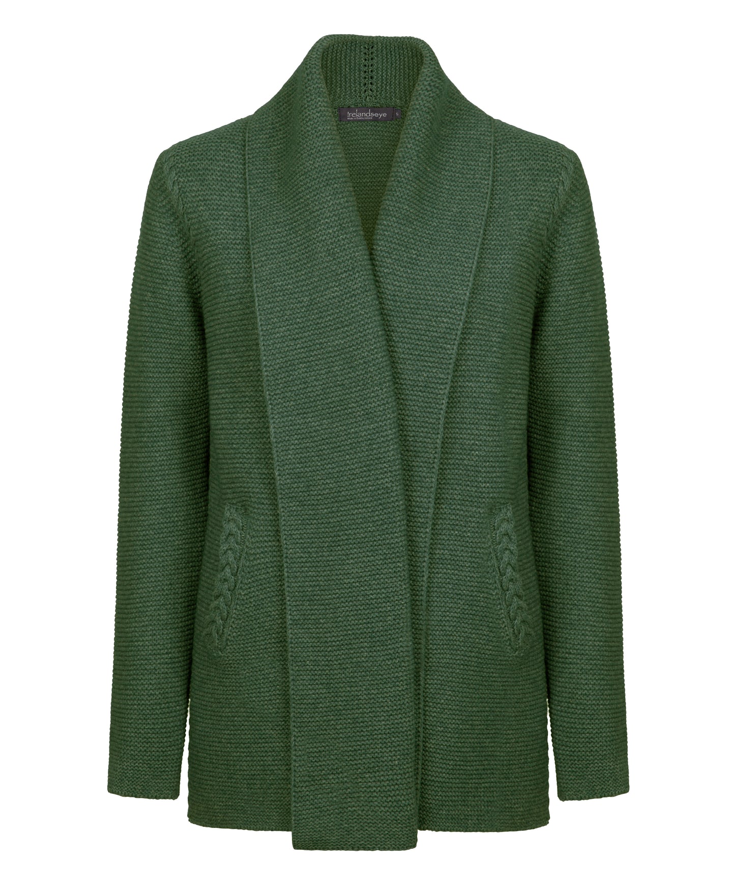 IrelandsEye Knitwear Sutton Cable Cardigan in Tundra