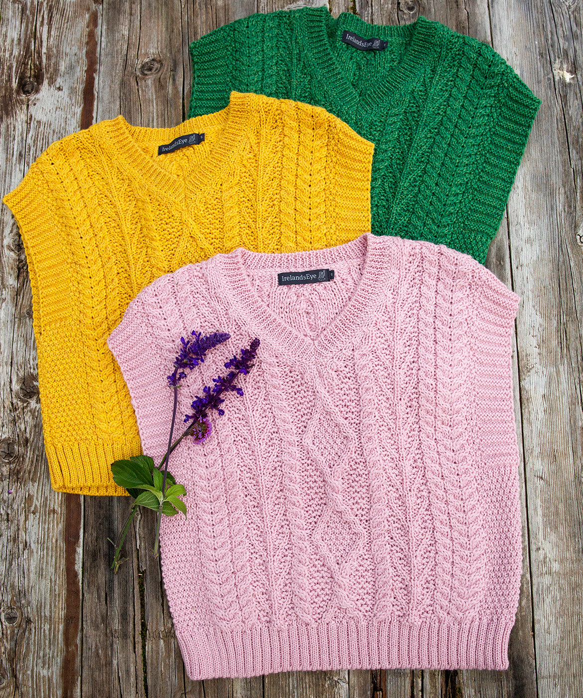 Sweetpea V-Neck Diamond Vest Pale Pink