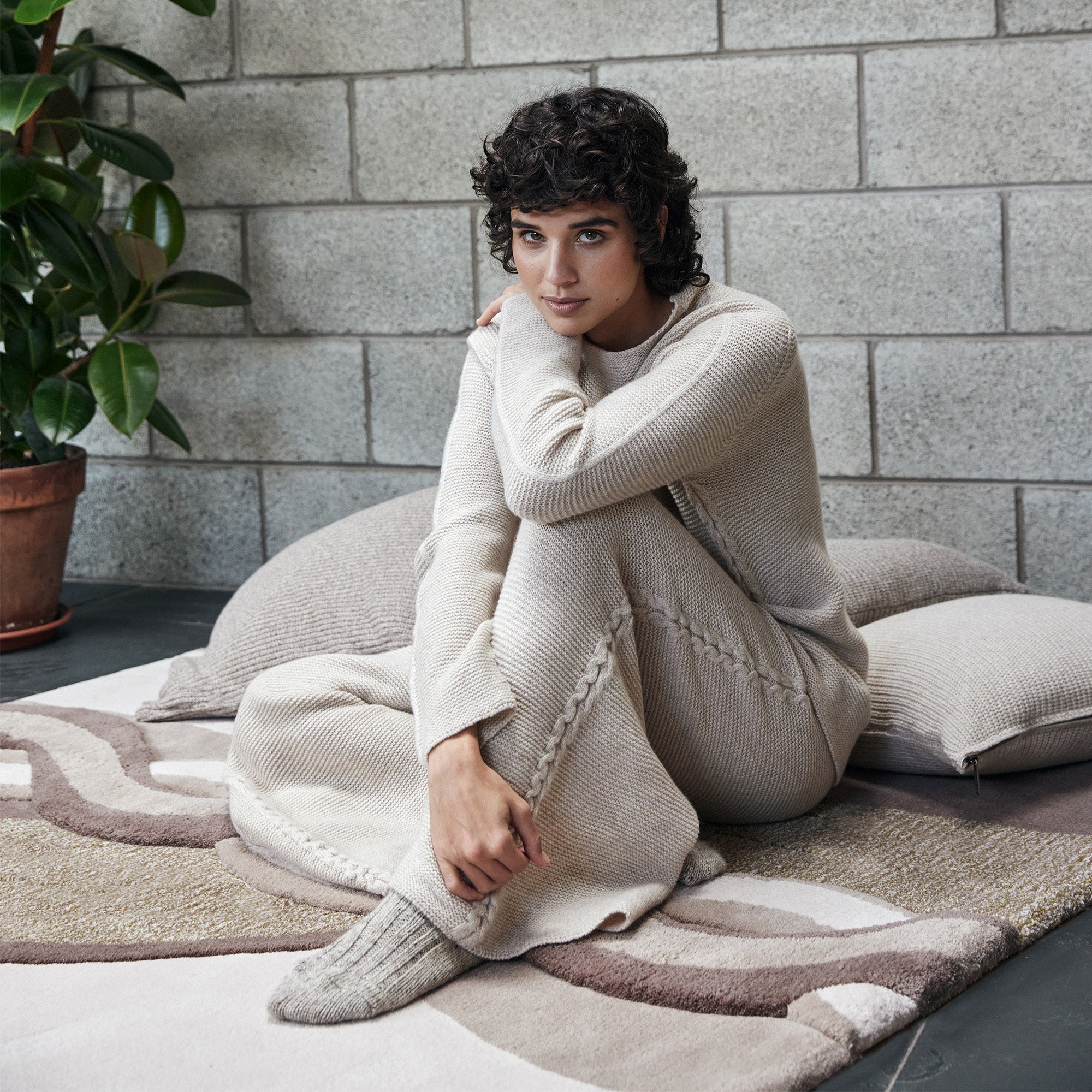 The Burrow Rug, Coastal-Inspired | IrelandsEye Knitwear