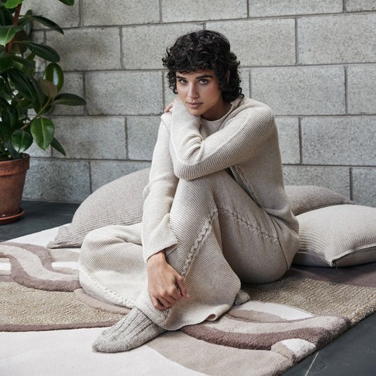 The Knitted Burrow Rug