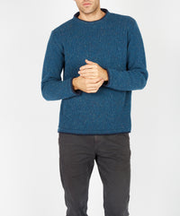 The Roundstone Cashmere Sweater Ink Marl