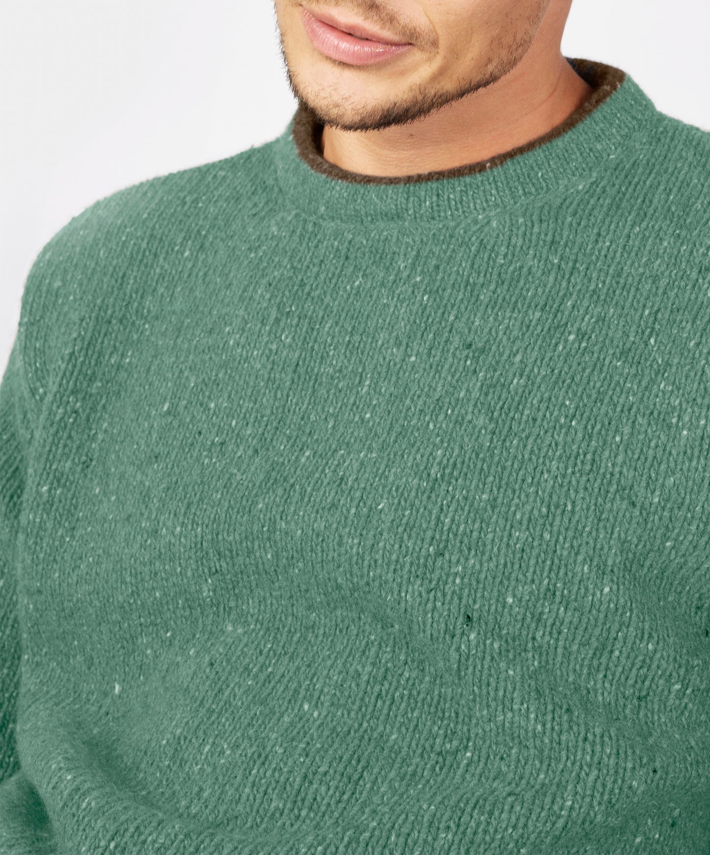 IrelandsEye Knitwear Roundstone Sweater Wave