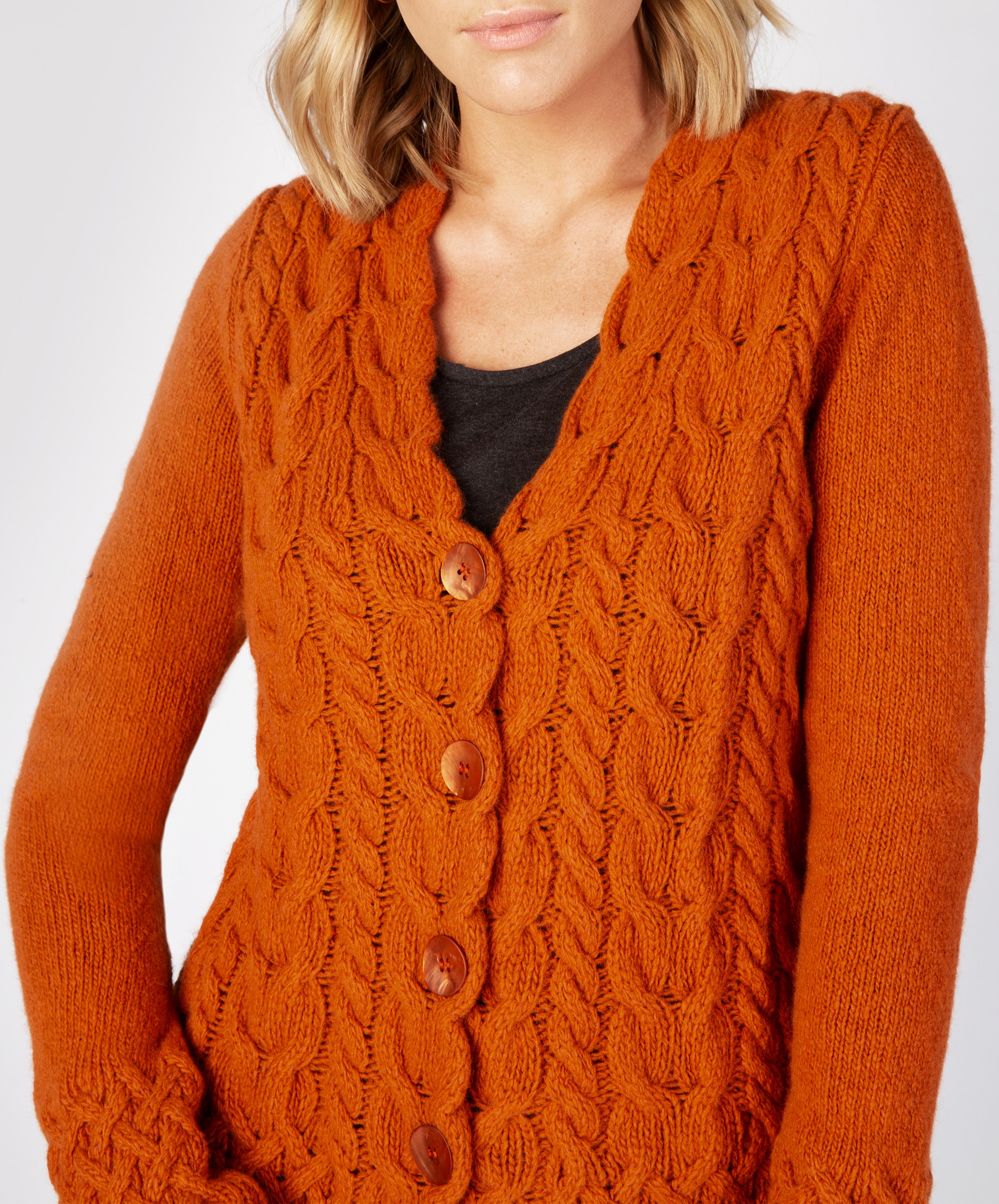 Cardigan terracotta best sale