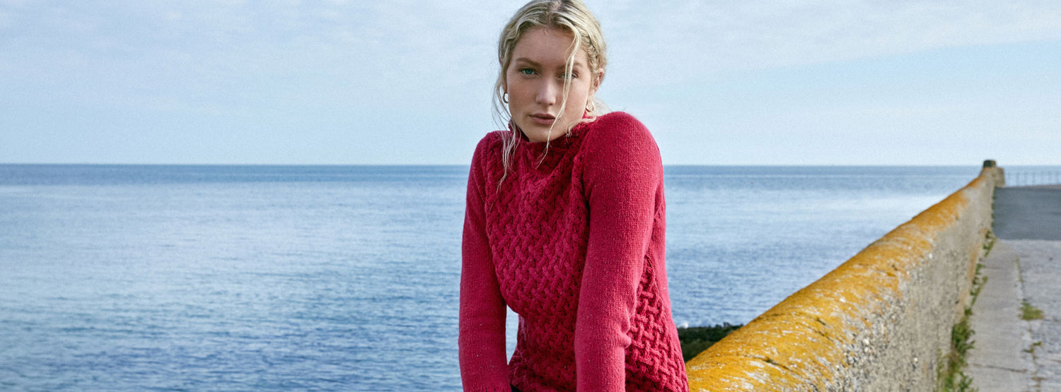 IrelandsEye Knitwear Trellis Sweater Brambleberry