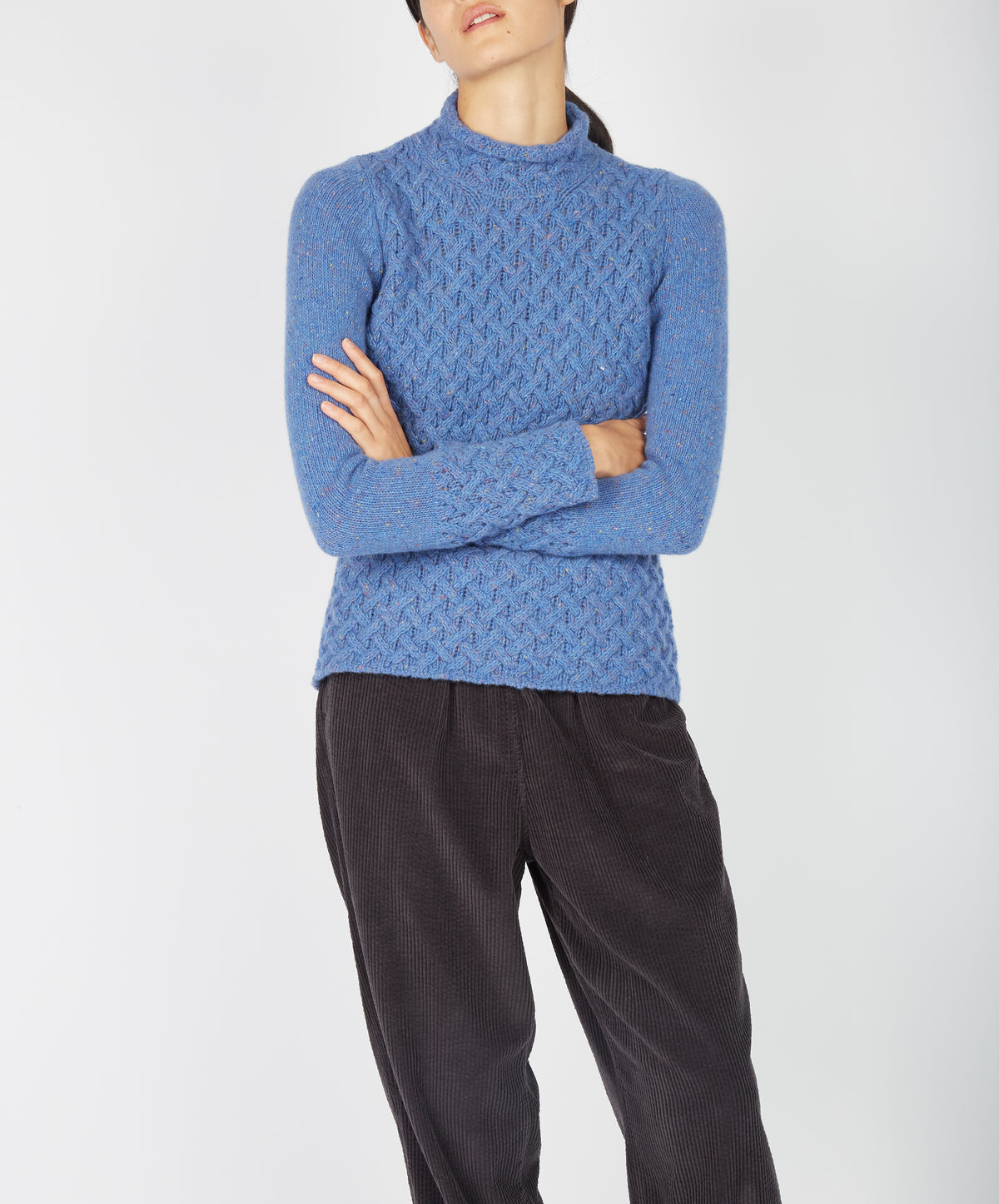 IrelandsEye Knitwear Trellis Sweater Marina