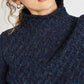 IrelandsEye Knitwear Trellis Sweater Rich Navy