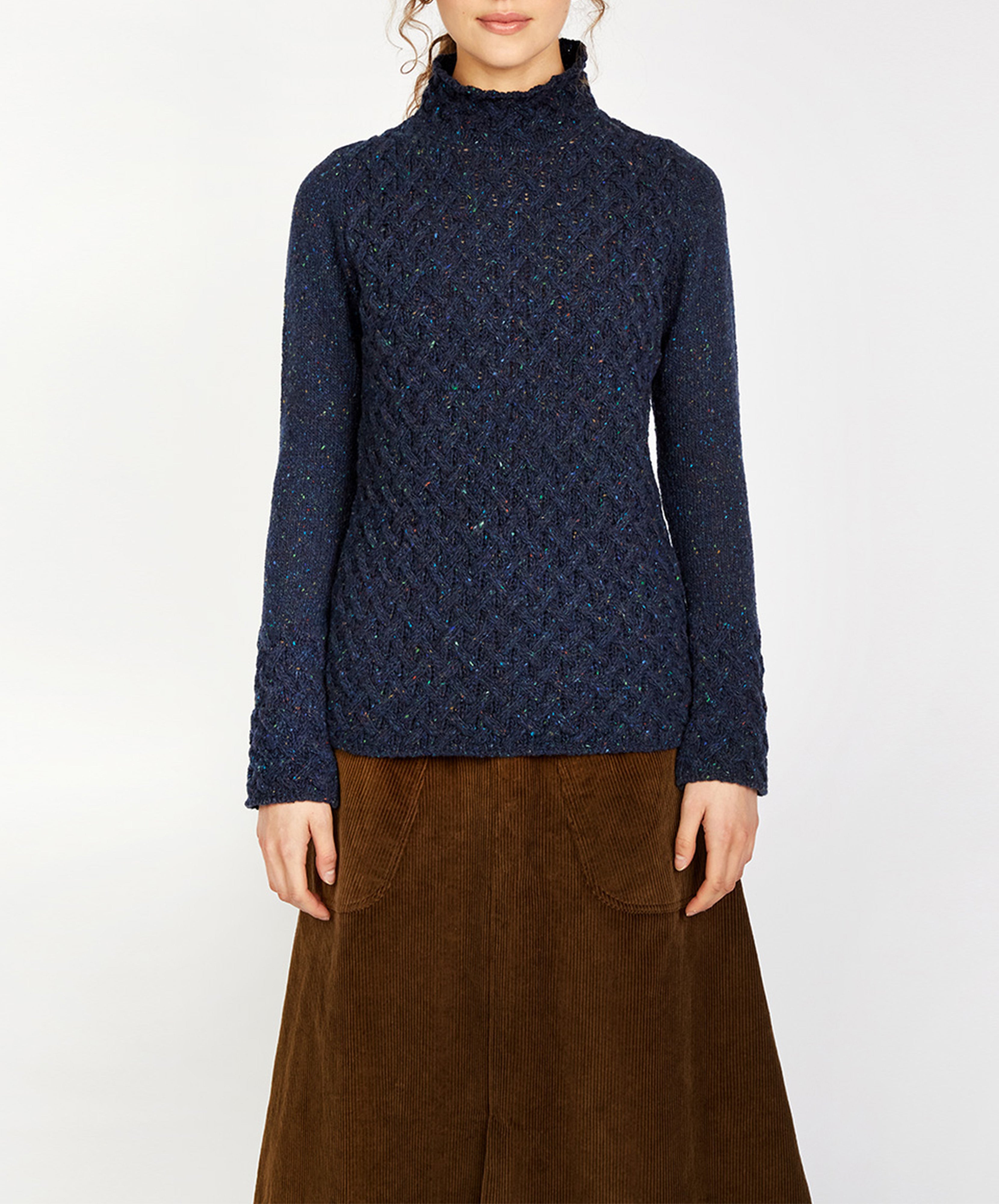 irelands eye Trellis Sweater Rich Navy Outlet Online Clothing
