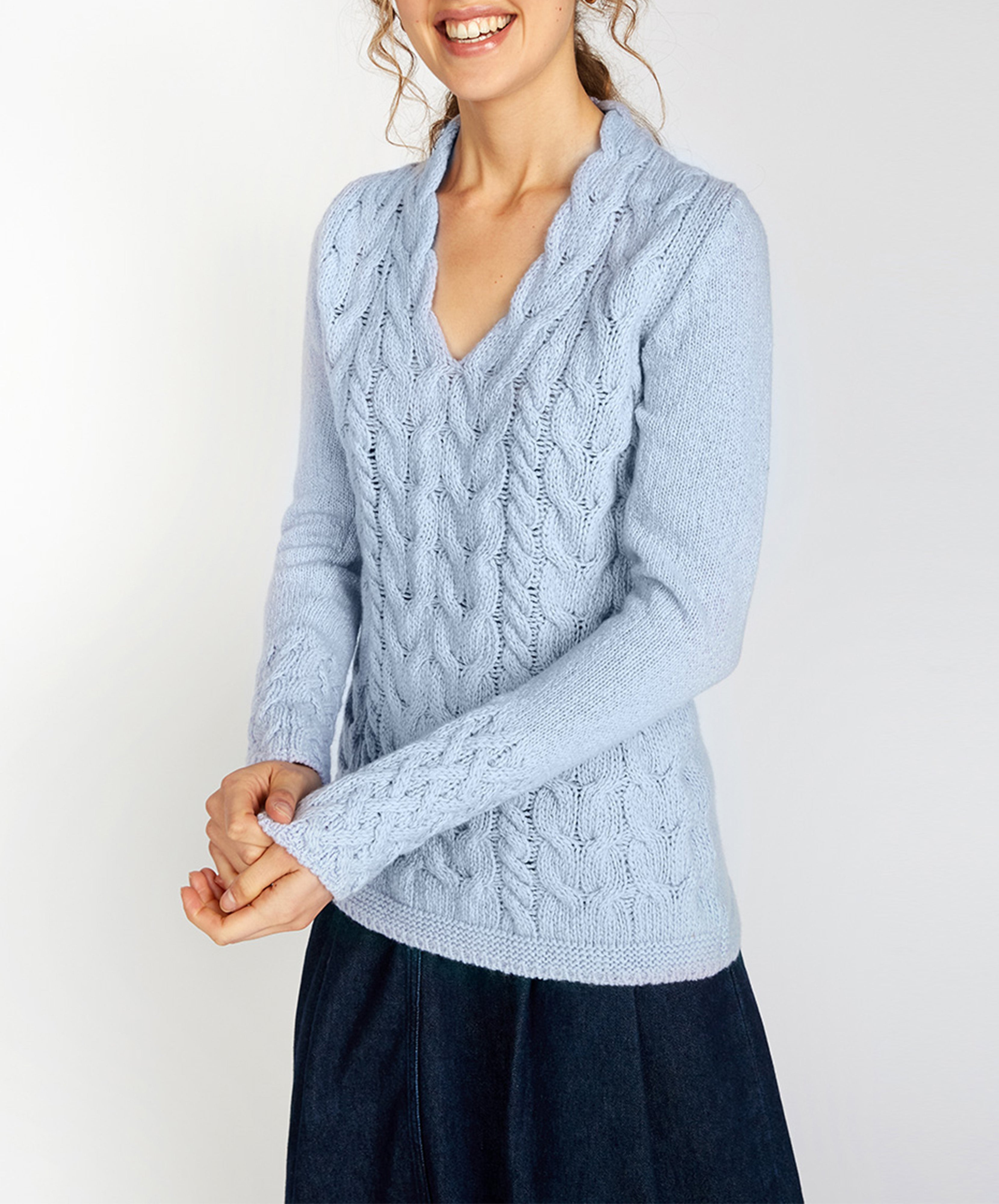 Powder blue jumpers sale