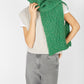 IrelandsEye Knitwear Merino Aran Scarf Green Marl