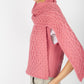 IrelandsEye Knitwear Merino Aran Scarf Rosa Pink