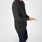 IrelandsEye Knitwear Carraig Luxe Aran Sweater Charcoal