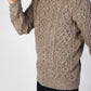 IrelandsEye Knitwear Carraig Luxe Aran Sweater Rocky Ground