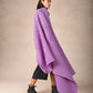 IrelandsEye Knitwear Aran Throw Lilac Marl