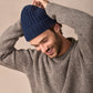 IrelandsEye Knitwear Luxe Ribbed Hat Rich Navy