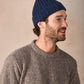 IrelandsEye Knitwear Luxe Ribbed Hat Rich Navy