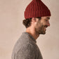 IrelandsEye Knitwear Luxe Ribbed Hat Copper Marl