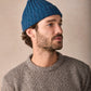 IrelandsEye Knitwear Luxe Ribbed Hat Ink Marl