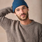 IrelandsEye Knitwear Luxe Ribbed Hat Ink Marl