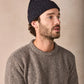 IrelandsEye Knitwear Luxe Ribbed Hat Night Marl