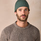 IrelandsEye Knitwear Ribbed Merino Hat Fern Marl 