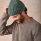 IrelandsEye Knitwear Ribbed Merino Hat Fern Marl 