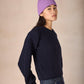 IrelandsEye Knitwear Ribbed Merino Hat Lilac Marl 