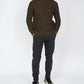 IrelandsEye Knitwear Crosshaven Ribbed Crew Neck Sweater Forest Marl