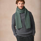 IrelandsEye Knitwear Ribbed Merino Scarf Fern Marl 