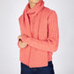 IrelandsEye Knitwear Ribbed Merino Scarf Salmon