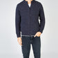 IrelandsEye Knitwear Tramore Jersey Cardigan Navy