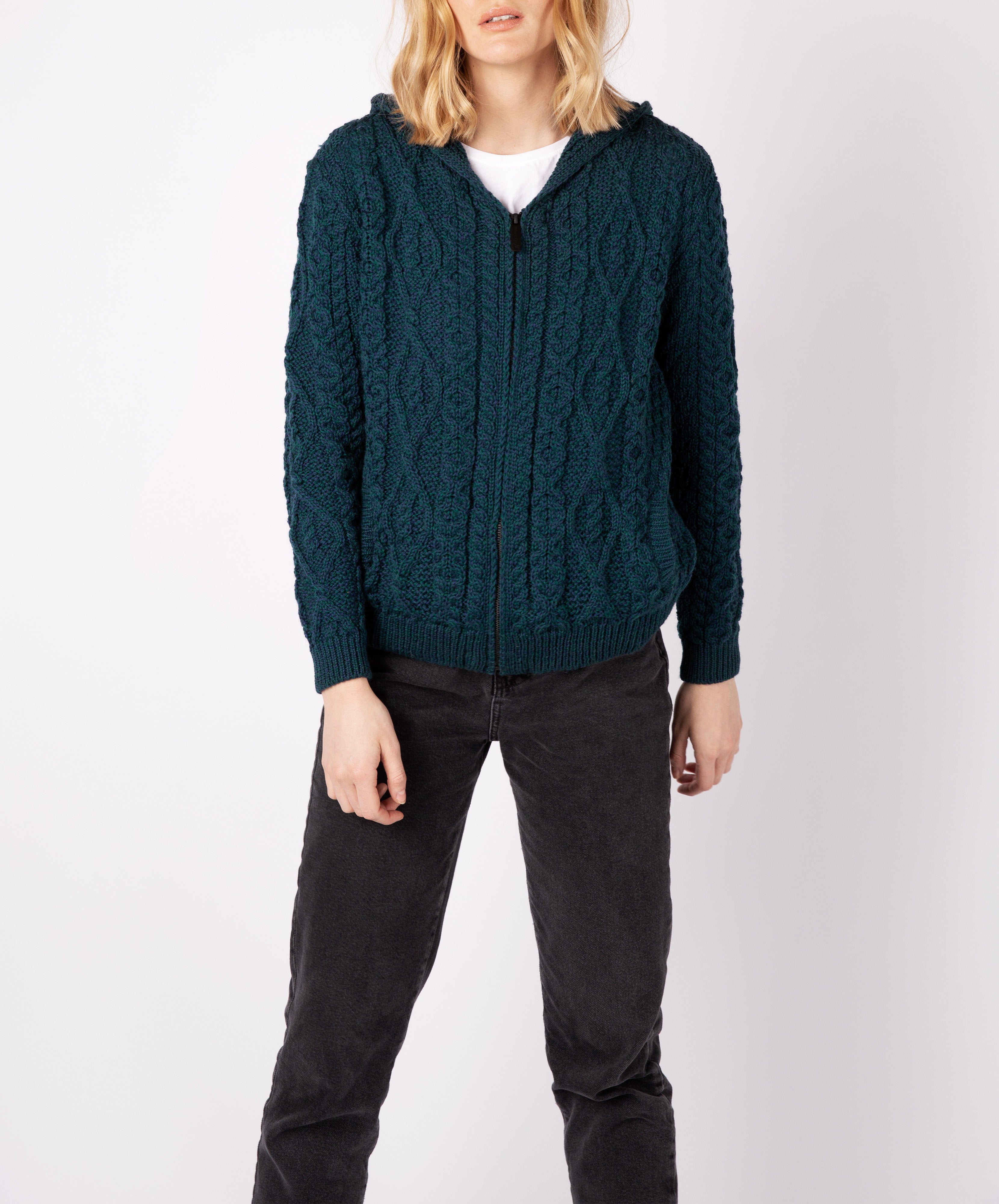 Fully Zipped Cardigans for Women IrelandsEye Knitwear