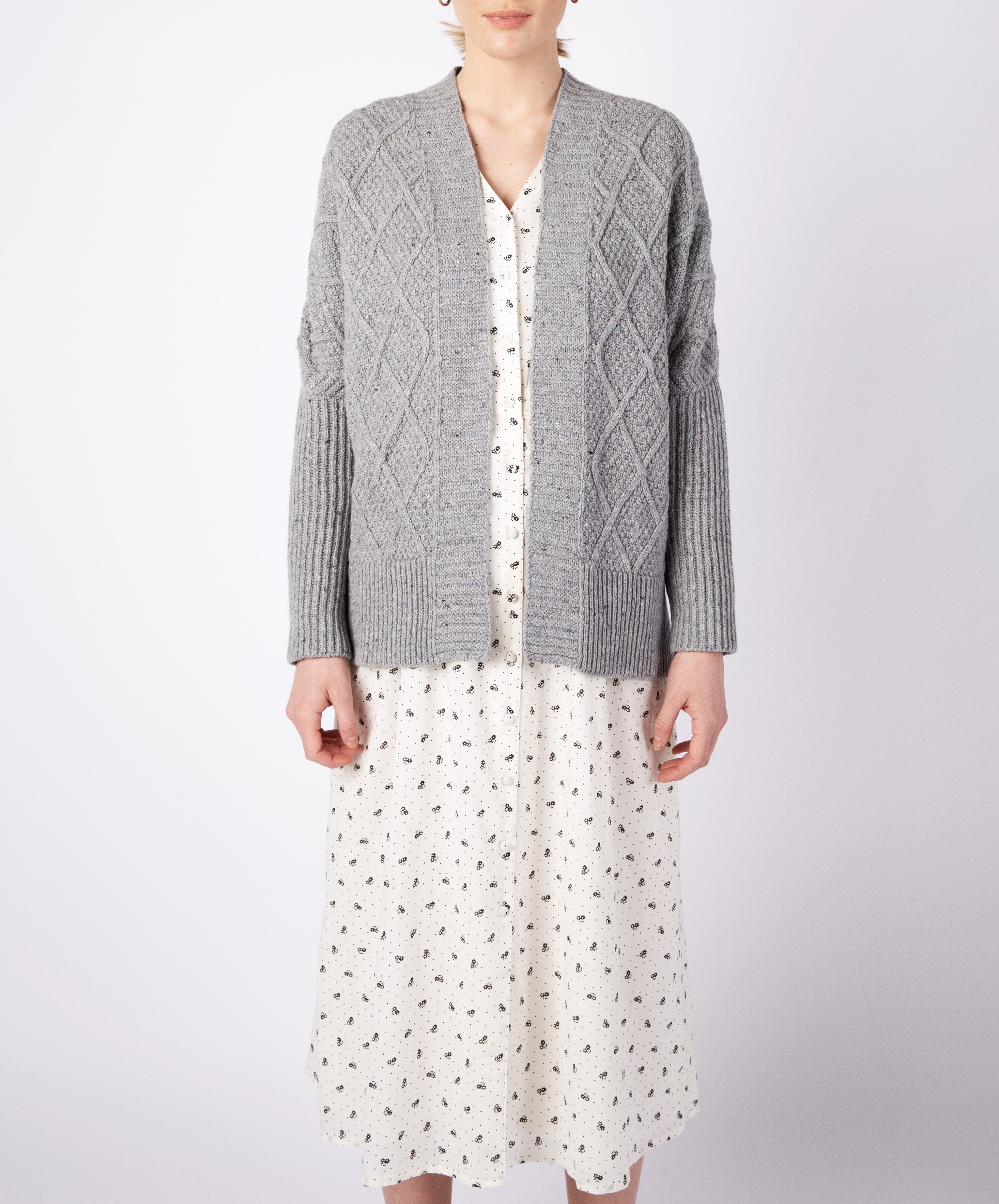 Grey batwing clearance cardigan